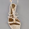 Alexander Mcqueen Gladitor Sandal in Beige (gold) - Lyst
