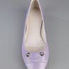 Balenciaga Stud Detail Ballet Pump in Purple - Lyst