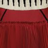 Bottega Veneta Handembellished Plissé Crepe and Satin Dress in Red - Lyst
