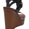 Chloé Two Tone Wedge in Blue (black) - Lyst