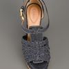 Chloé Denim Wedge Sandal in Blue (denim) - Lyst