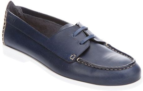 Chloé Marine Boat Shoes in Blue (marine) - Lyst