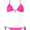 D&g Flamingo Triangle Bikini in Pink (leopard) - Lyst