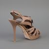 Dior Buckle Detail Sandal in Brown - Lyst