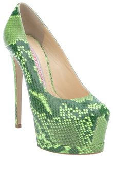 Gianmarco Lorenzi Python Skin Pump - Lyst