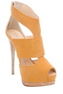 Giuseppe Zanotti Peep Toe Sandal - Lyst