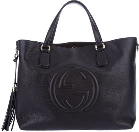 Gucci Soho Tote Bag in Black - Lyst