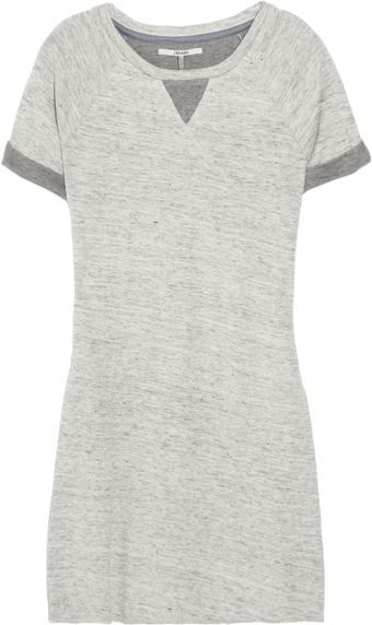 J Brand Len Japanese Fleece Sweatshirt Dress - Lyst