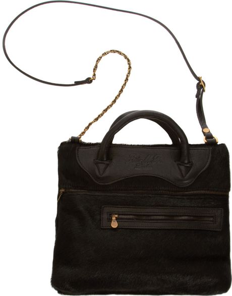 Jas Mb Ponyhair Mini Move On Bag in Black - Lyst