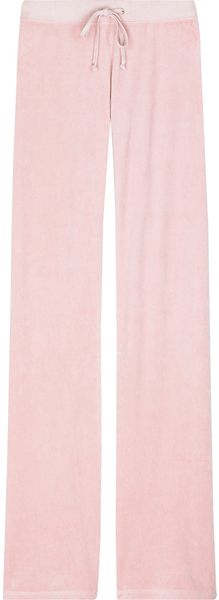 Juicy Couture Velour Track Pants - Lyst