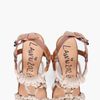 Lanvin Tan Python Cord Heels in Brown (tan) - Lyst