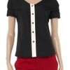 Marc Jacobs Silk Blouse in Black - Lyst