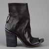 Marsell Peeptoe Ankle Boot in Black - Lyst