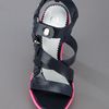 Mcq By Alexander Mcqueen Open Toe Sandal in Black - Lyst