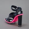 Mcq By Alexander Mcqueen Open Toe Sandal in Black - Lyst
