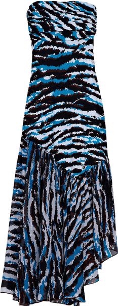 Missoni Rosa Strapless Dress in Animal - Lyst