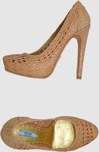 Prada Platform Pumps - Lyst