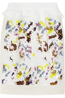 Preen Matilda Sequined Crepe Skirt - Lyst