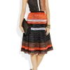 Proenza Schouler Cutout Leather and Wooden Wedge Sandals in Black - Lyst