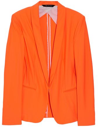 Rag & Bone Sliver Tuxedo Scuba Sateen Blazer - Lyst