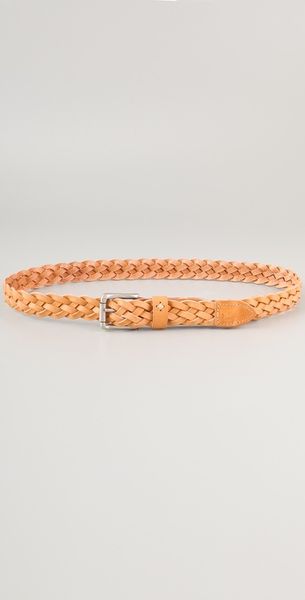 Rag & Bone Braided Belt in Brown (tan) - Lyst