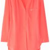 Sandro Eldorado Silk Top in Pink (coral) - Lyst