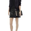 Stella Mccartney Pailletteembellished Organza Mini Skirt in Black - Lyst