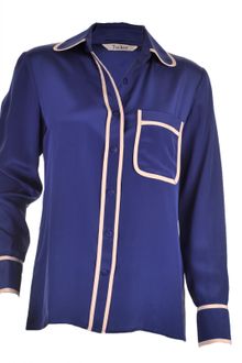 Tucker Pajamastyle Silk Shirt - Lyst