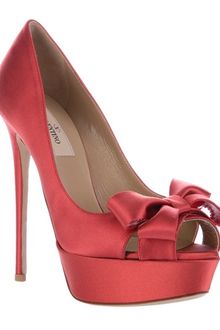 Valentino Bow Detail Shoe - Lyst
