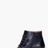 Chloé Black Studded Booties in Black - Lyst