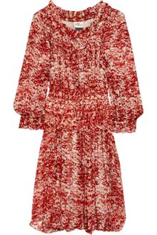 Etoile Isabel Marant Bell Printed Silk Chiffon Dress - Lyst