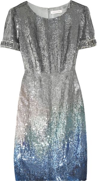 Matthew Williamson Dégradé Sequined Dress - Lyst