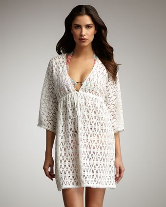  Crochet Lace Ava Drawstring Tunic 