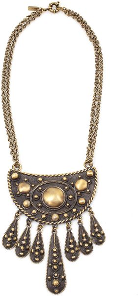 Vanessa Mooney Cleodora Necklace in Gold - Lyst