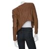 Veda Dali Leather Jacket in Brown (cinnamon) - Lyst