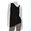 Helmut Lang Asymmetrical Cut Out Back Tank in Black - Lyst