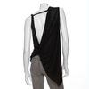 Helmut Lang Asymmetrical Cut Out Back Tank in Black - Lyst
