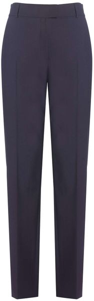 Jaeger Ankle Slim Leg Wool Trouser in Blue (navy) - Lyst