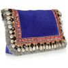 Matthew Williamson Embellished Fringed Suede Clutch in Blue - Lyst