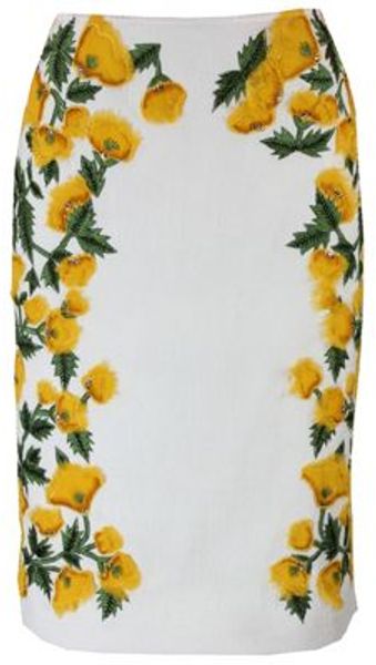 Oscar de la Renta Oscar De La Renta Skirt - Lyst