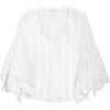 Oscar De La Renta Battenberg Lace and Cottonvoile Blouse in White - Lyst