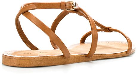 brown thin strap sandals