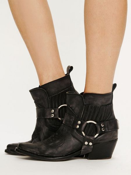 Free People Sugar Mountain Ankle Boot in Black - Lyst