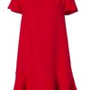 Valentino Crimson Red Aline Dress in Red - Lyst