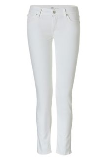 7 For All Mankind White Super Skinny Gwenevere Jeans - Lyst