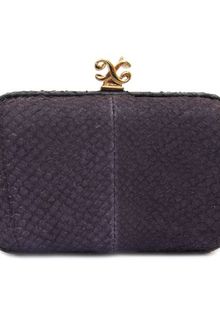 Alexandra De Curtis Rita Box Clutch Grey Salmon - Lyst