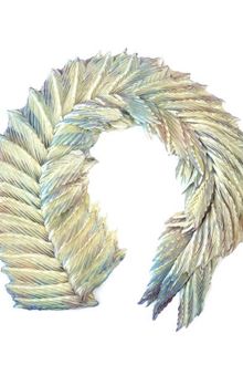 Anne Selby Fibonacci Boa Pale Lemon Yellow Pastels - Lyst