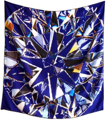 Ayako Kanari Facets - Scarf (blue) - Lyst