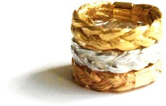 Ayako Kanari Magnitude Plait Set Of Three Rings - Lyst