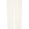 Chloé Pleated Wideleg Twill Pants in Beige (cream) - Lyst